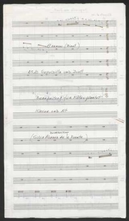 Carmen (Bizet), No 10 Seguidilla und Duett, Bearbeitung für Flötenquartet Klavier und Alt. (Bearbeitung: Silvia Alvarez de la Fuente)