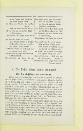4. Lies fleißig deines Volkes Geschichte!
