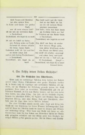 4. Lies fleißig deines Volkes Geschichte!