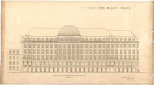 Billing, Hermann; Koblenz (Rheinland-Pfalz), Regierungsstr.; Grand-Hotel Bellevue - Grand Hotel, Vorderfassade (Ansicht)