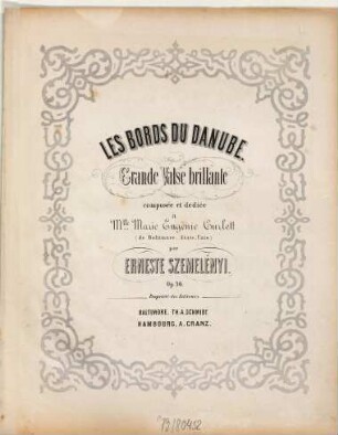 Les bonds du Danube : grande valse brillante : op. 36