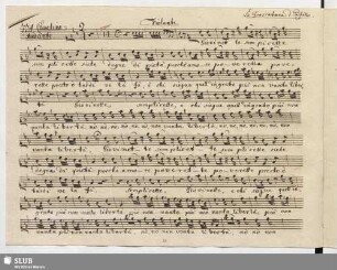731. Cavatina: Giovinetta semplicette / Paisiello. G.