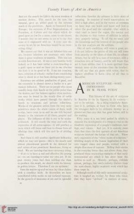 Vol. 61 (1917) = No. 241: American sculpture : some impressions