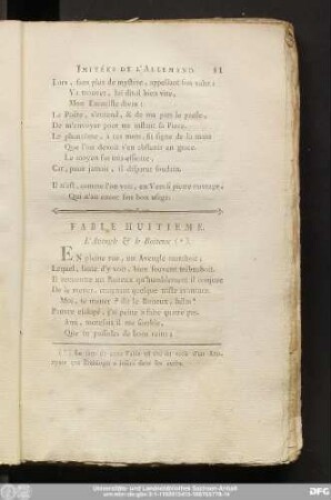 Fable Huitieme. L'Aveugle & le Boiteux.