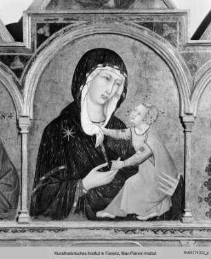 Maria mit Kind und Heiligen : Maria mit Kind