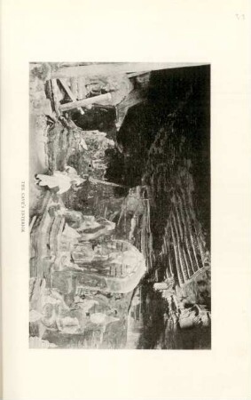 The cave's interior