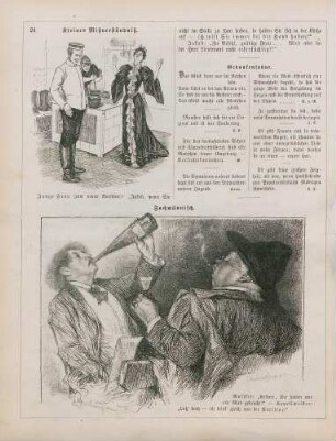 "Kleines Mißverständniß" "Fachmännisch"