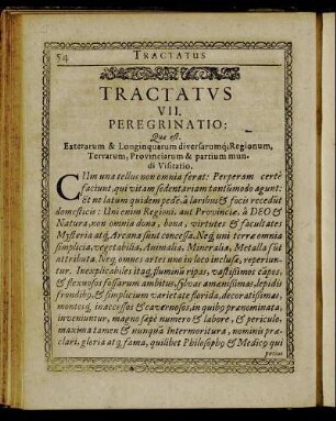 Tractatus VII. Peregrinatio