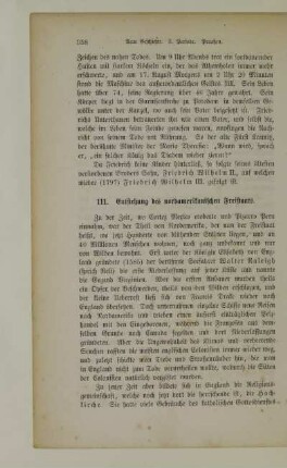 111. Entstehung des nordamerikanischen Freistaats