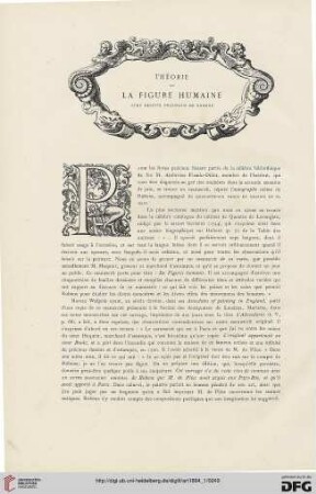 10: Théorie de la figure humaine : avec dessins originaux de Rubens