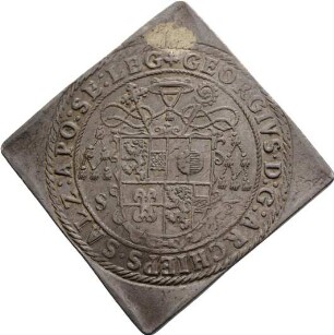 Münze, Taler (Klippe), 1586