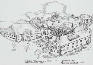 Freigut Albernau um 1910