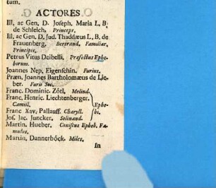 Poena Ridicula furti : in scenam data a Grammatica Landishutana ; [Periocha]