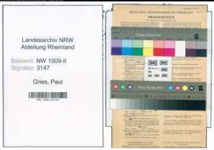 Entnazifizierung Paul Gries , geb. 07.11.1911 (Arzt)