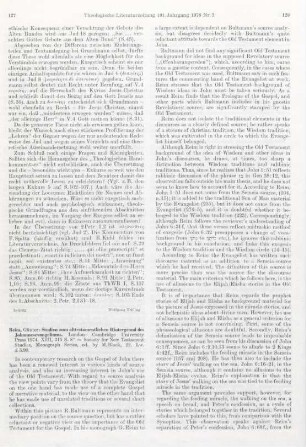 127-130 [Rezension] Reim, Günter, Studien zum alttestamentlichen Hintergrund des Johannesevangeliums