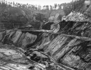 In der Sandgrube : Blick in einen Sandtagebau