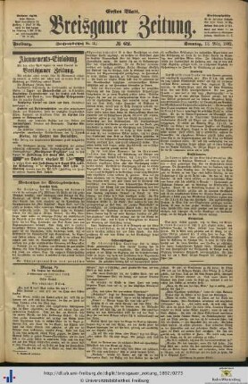 13.03.1892 (Erstes Blatt)