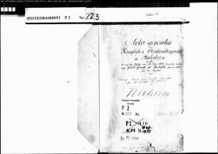 Belegakte zu dem Zivilstandsregister der Juden der Gemeinde Nieheim, Kreis Höxter (GHT 1847-1850)