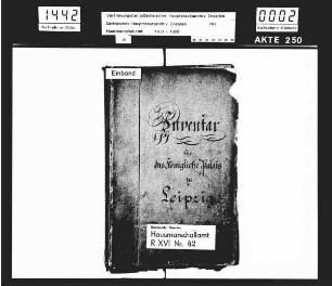 Revidiertes Inventar des Königlichen Palais Leipzig