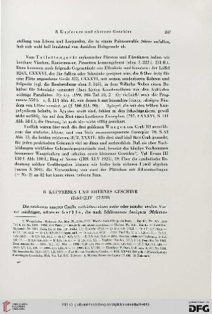 Kupfernes und ehernes Geschirr
