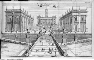 Les delices de l'Italie... 6 Bände. (2. und 3. Band), 3. Band, 2. Falttafel vor Seite 61: Le Capitole.