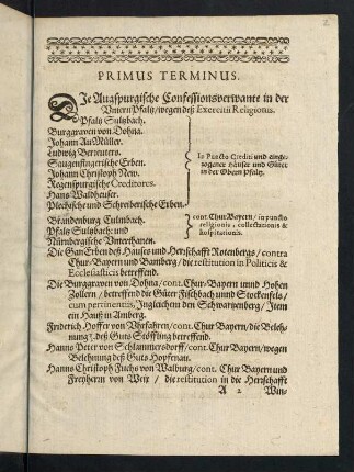 2r-10v, Designatio restituendorum in tribus terminis