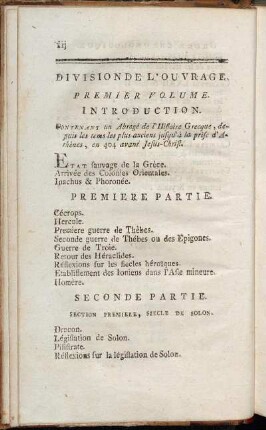 Division De L'Ouvrage.