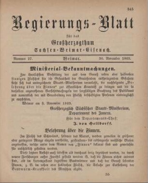 Nr. 27 : 30. November 1869