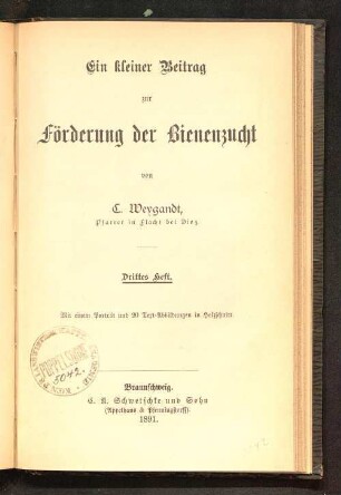 3: Ein kleiner Beitrag zur Förderung der Bienenzucht