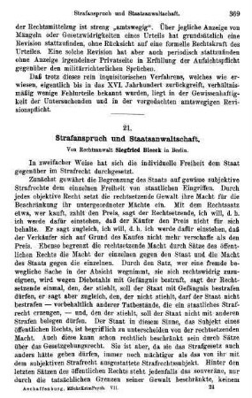 369-374, Strafanspruch und Staatsanwaltschaft