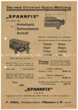 Spannvorrichtung für Werkzeugmaschinen