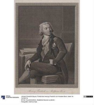 Porträt des Herzog Friedrich von Holstein Beck