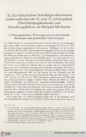 1. Wirkungsflächen, Wirkungsräume: Institutionelle Bindungen und persönliche Verbindungen