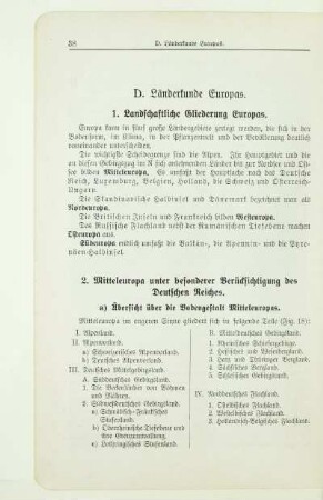 1. Landschaftliche Gliederung Europas