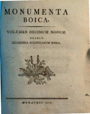 Monumenta Boica, 19. Mon. ad D. Petrum, Monasterii Püterich, Ridler, Eremitarum S. Augustini, ad D. Virginem