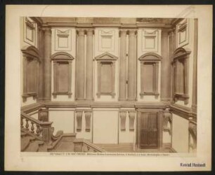 Biblioteca Medicea Laurenziana, Florenz: Ansicht des Vestibüls