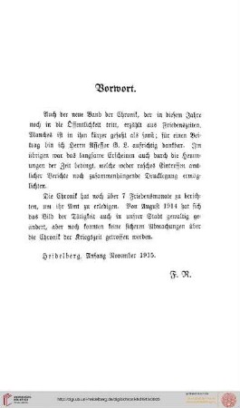 Vorwort und Inhaltsverzeichnis