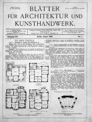 No. 1, Januar 1906