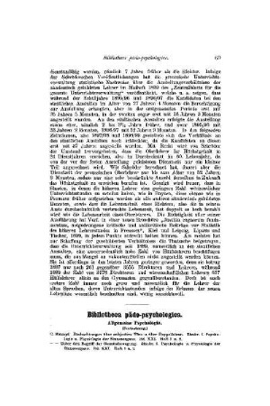 Bibliotheca pädo-psychologica