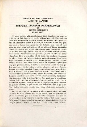 Hesychii Alexandrini Lexicon, 4,2. Quaestiones Hesychianae. Indices