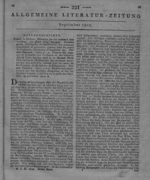 Savigny, J. C.: Mémoires sur les animaux sans vertébre. Pt. 1-2. Paris: Dufour 1816