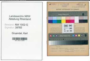 Entnazifizierung Karl Gruendel, geb. 11.07.1913 (Uhrmacher)