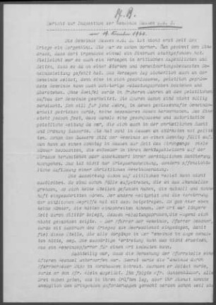 Hausen/Zaber: Inspektionsbericht 1944