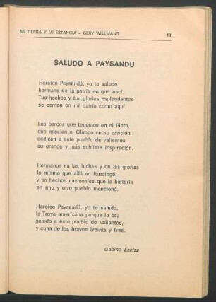 Saludo al paysando
