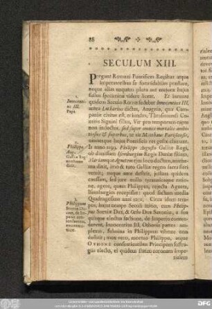 Seculum XIII.