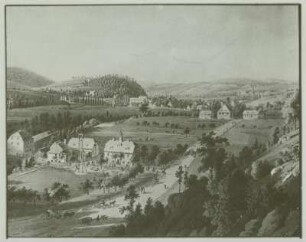 Freital, Plauenscher Grund, Friedrich-August-Hütte, Gemälde