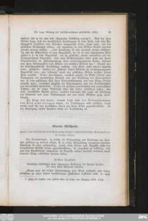 Vierter Abschnitt. Ueber den verschiedenen Gebrauch einiger philosophischer Kunstwörter in dieser Lehre.