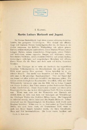 Dr. Martin Luthers Leben : dem deutschen Volke erzählt