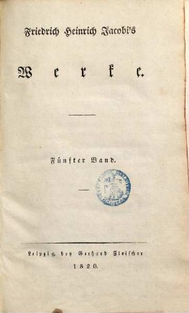 Fried. Heinr. Jacobis Werke, 5. Woldemar. T. 1.2