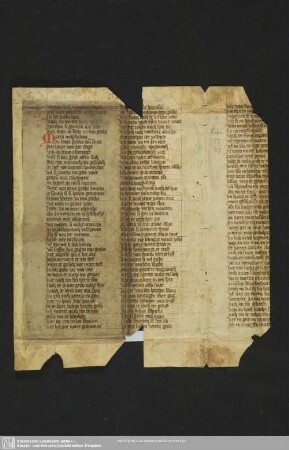 Passional (Fragment De) - Mscr.Dresd.M.176